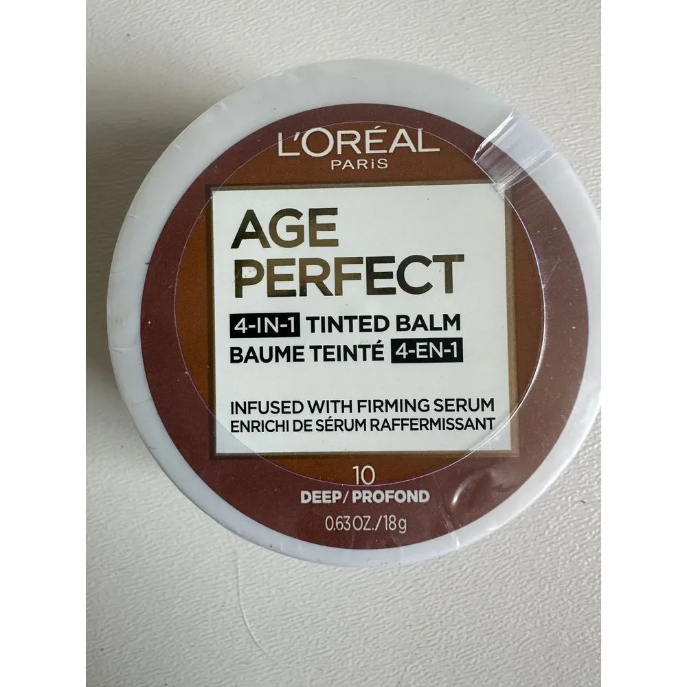 4x Loreal‎ Paris Age Perfect 4 in 1 Tinted Balm 10 Deep
